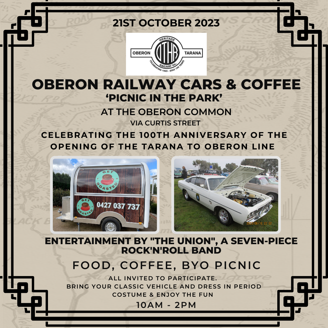 Oberon Railway Cars and Coffee