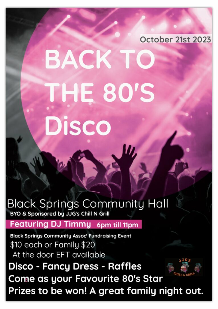Back To The 80's Disco