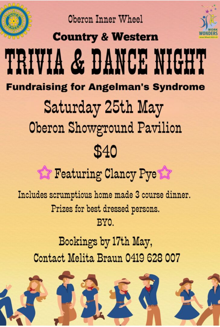 Oberon Inner Wheel Trivia & Dance Night